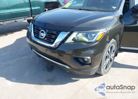 2017 Nissan Pathfinder Platinum из США, поврежденный, VIN 5N1DR2MM2HC624002